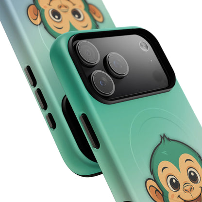 "Monkey Love" – Gay [MLM] Pride Monkey MagSafe® iPhone Tough Case