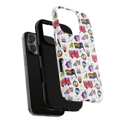 “Identity Mix” LGBTQIA+ Collage MagSafe® Tough iPhone Case