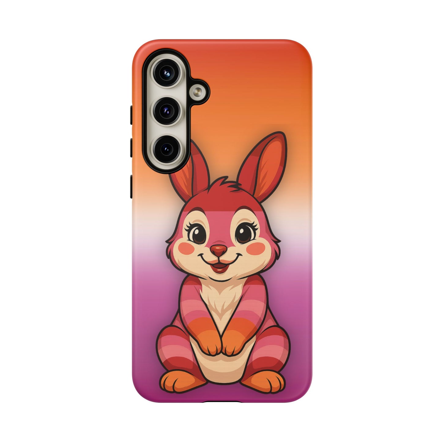 "hare to slay" – lesbian [femme] bunny android tough phone case