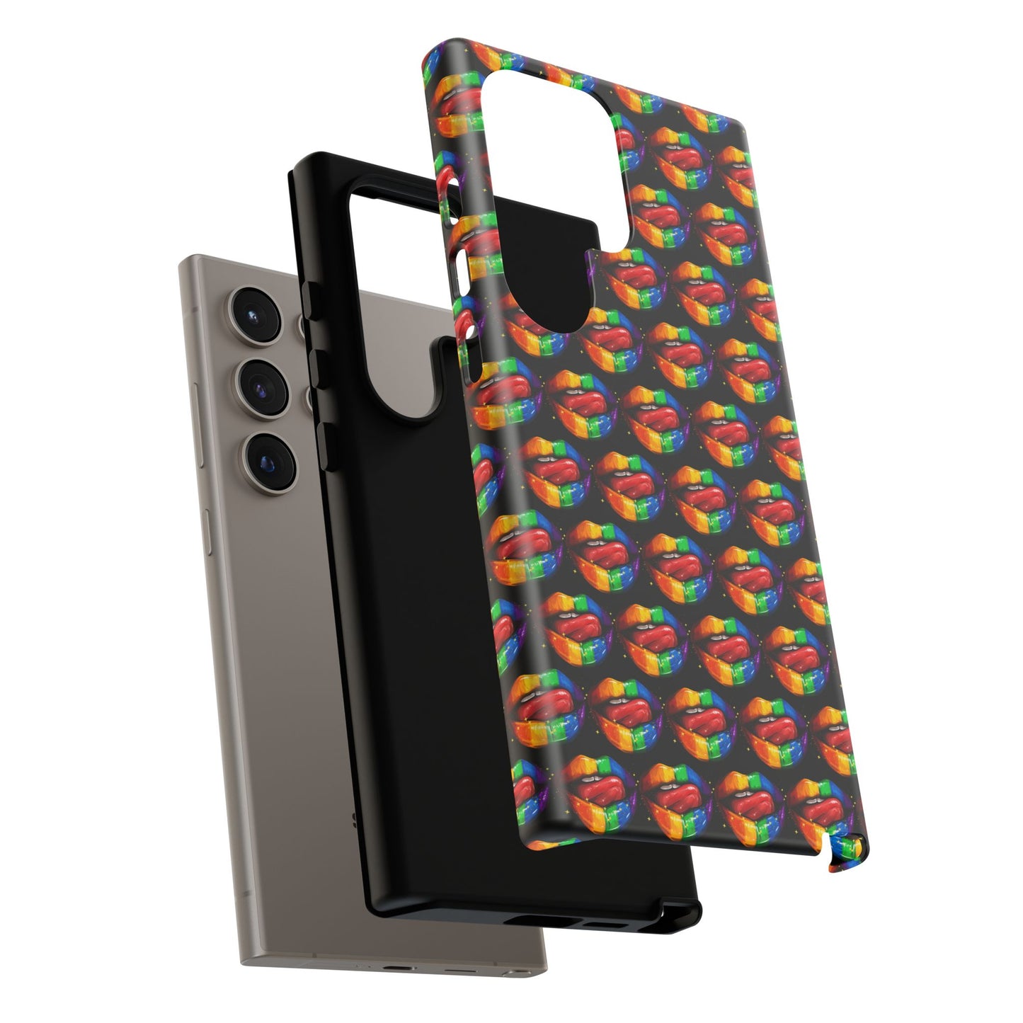 "taste the rainbow" android tough phone case