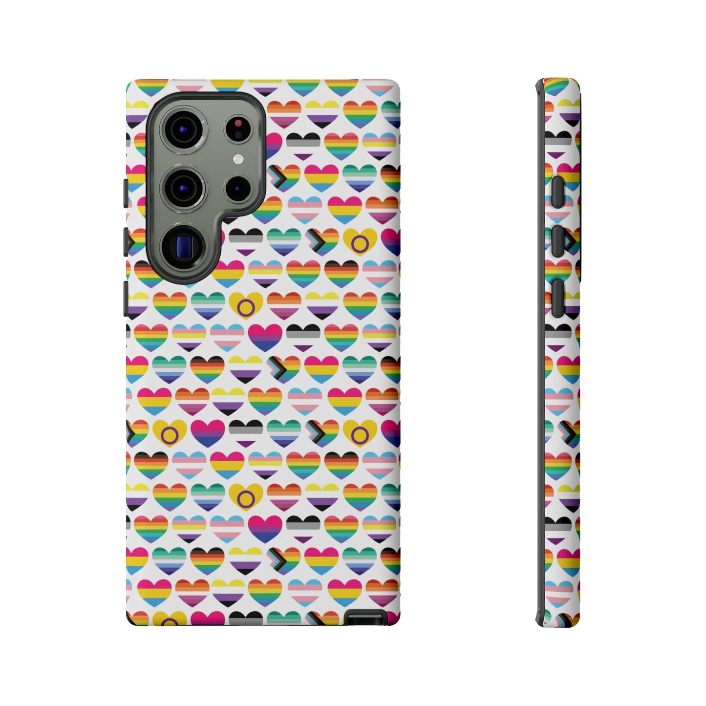 “heart of diversity" – bright edition – android tough phone case
