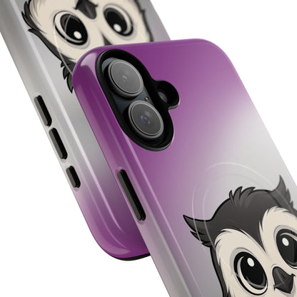"Ace-Wise" – Asexual Pride Owl MagSafe® iPhone Tough Case