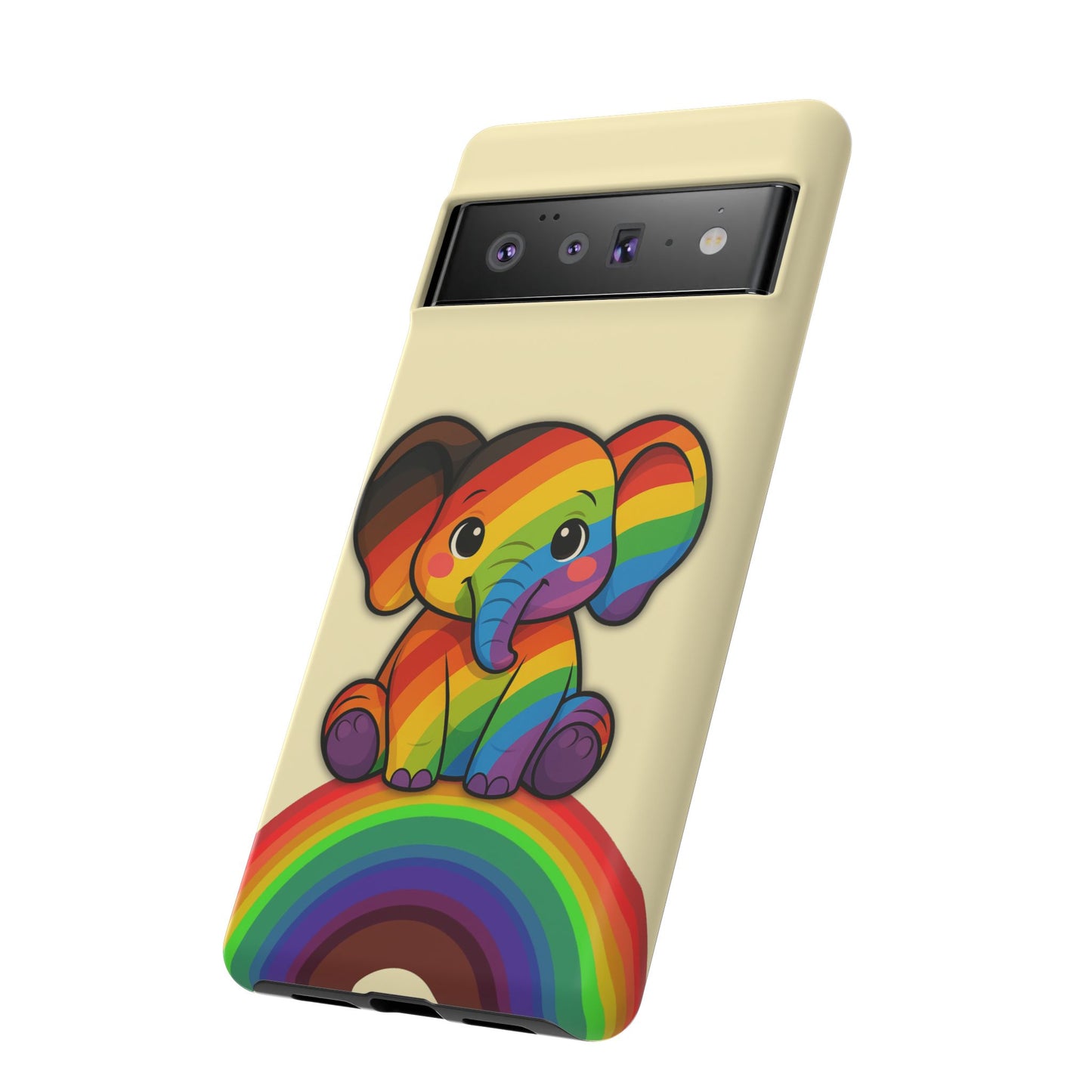 "jumbo joy" – philadelphia pride elephant android tough phone case