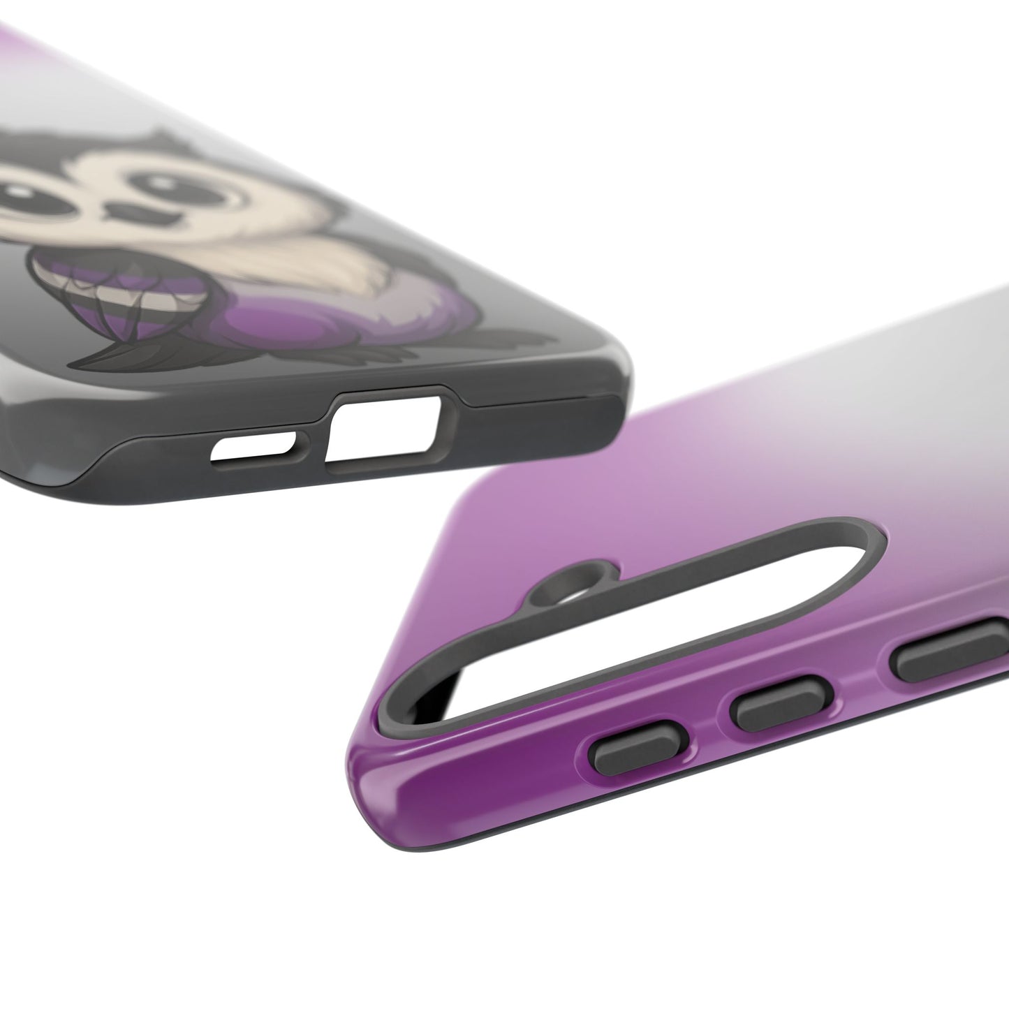 "ace-wise" – asexual pride owl android tough phone case