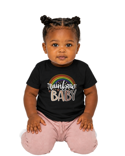 “Rainbow Baby” Baby Jersey  T-Shirt