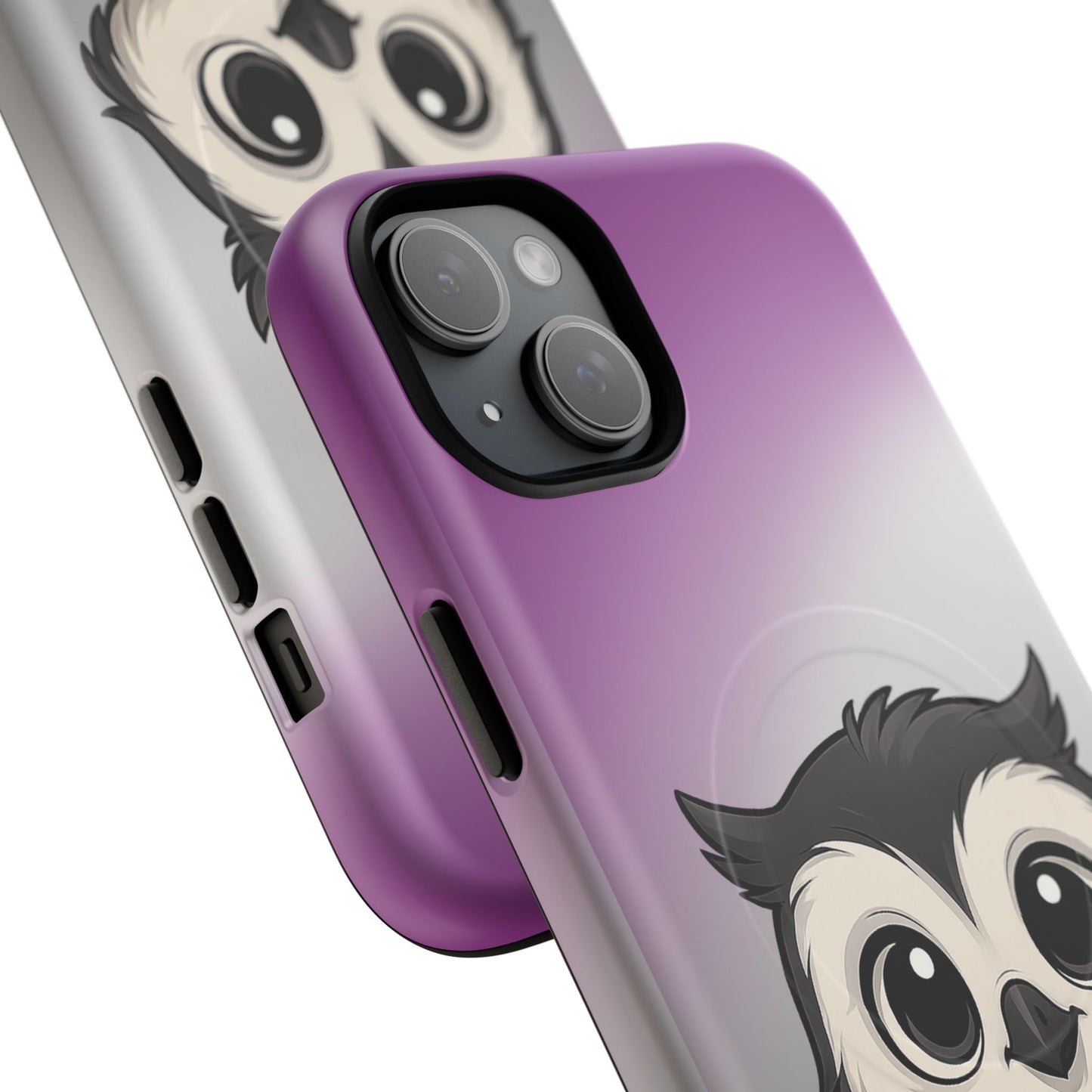 "ace-wise" – asexual pride owl magsafe® iphone tough case