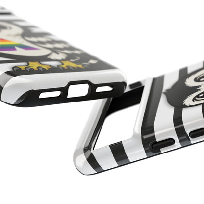 "Fly with Pride" – LGBTQIA+ Ally Pride Hawk Android Tough Phone Case