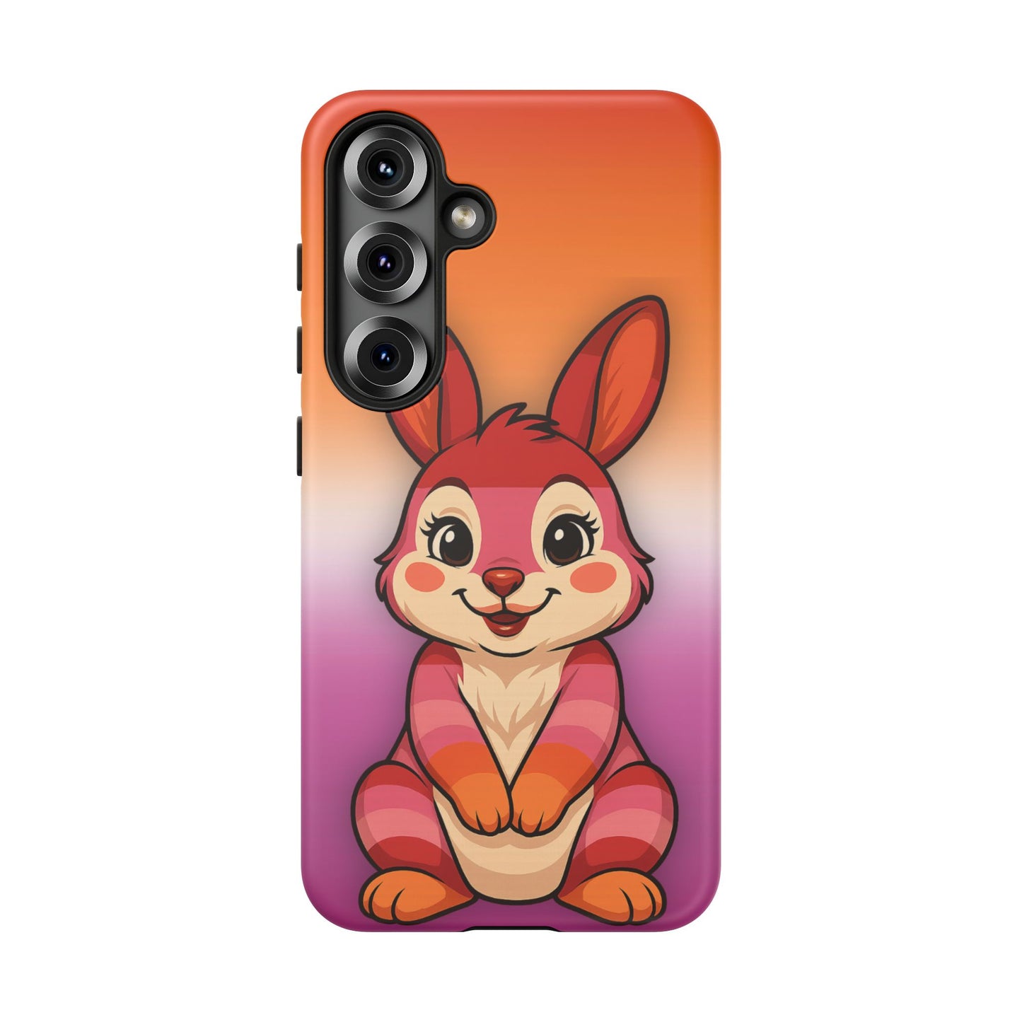 "hare to slay" – lesbian [femme] bunny android tough phone case