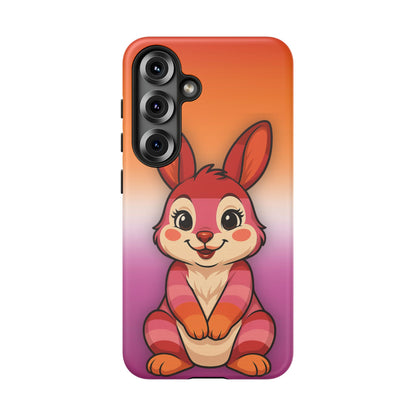"Hare to Slay" – Lesbian [Femme] Bunny Android Tough Phone Case