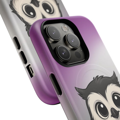 "Ace-Wise" – Asexual Pride Owl MagSafe® iPhone Tough Case