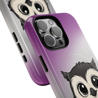 "Ace-Wise" – Asexual Pride Owl MagSafe® iPhone Tough Case