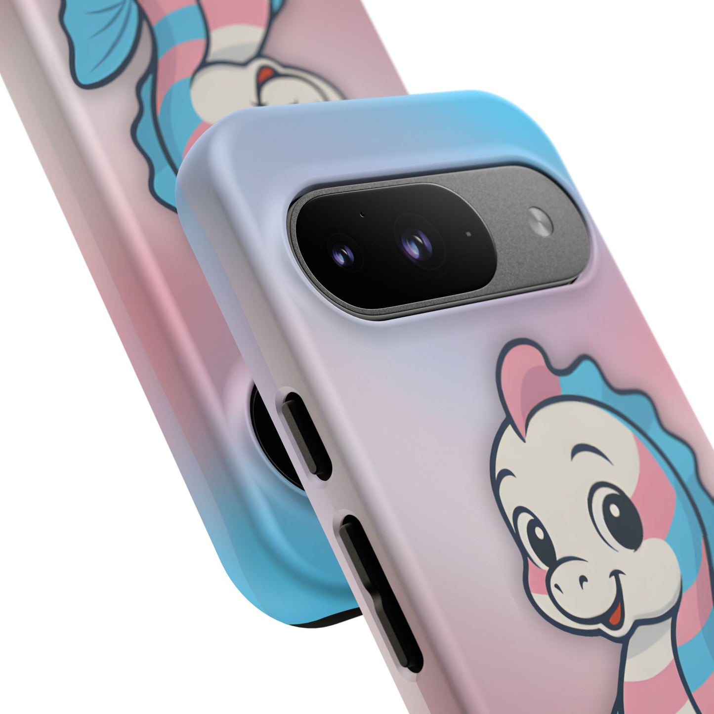 “sea me” – trans pride seahorse android tough phone case