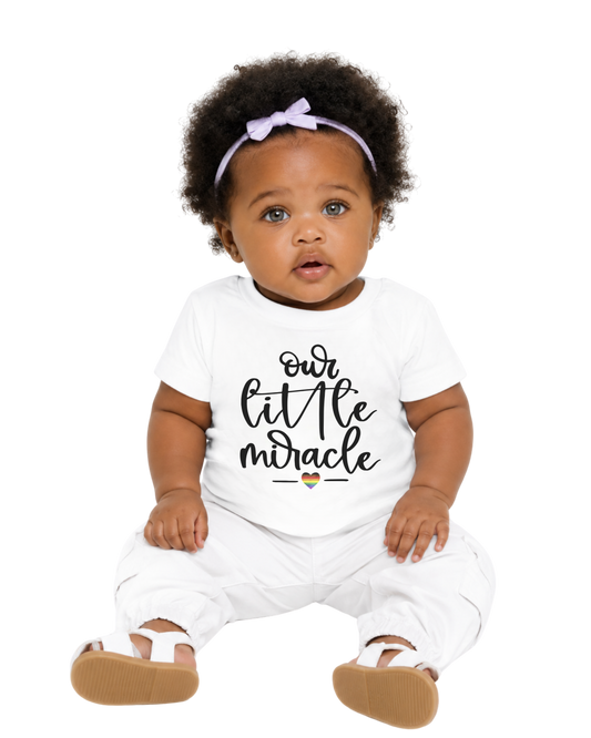 “Our Little Miracle” Baby Jersey T-Shirt