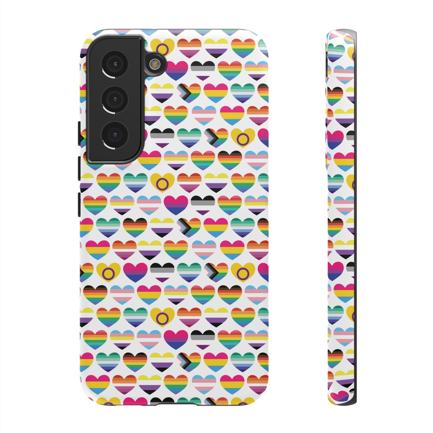“heart of diversity" – bright edition – android tough phone case
