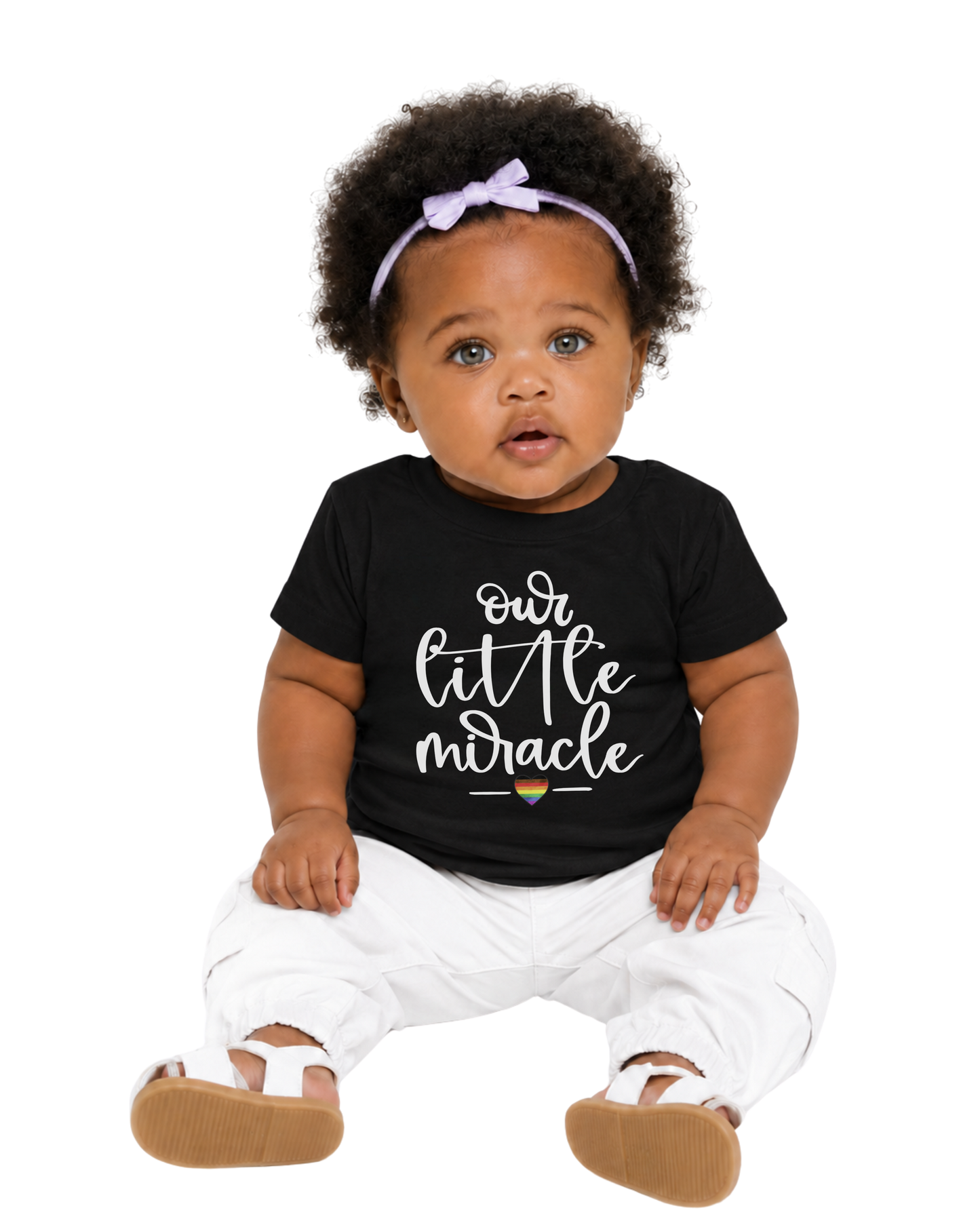 “our little miracle” baby jersey t-shirt