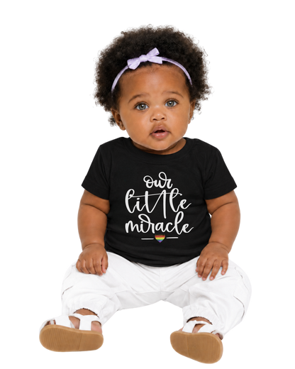 “Our Little Miracle” Baby Jersey T-Shirt