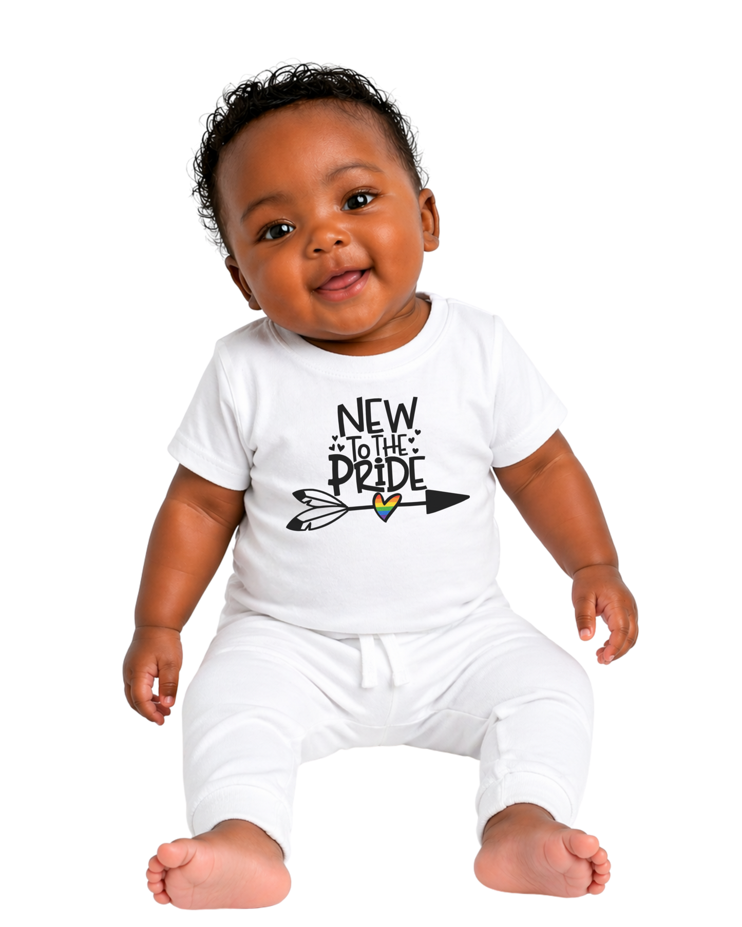 "new to the pride” baby jersey t-shirt