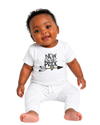 "New To The Pride” Baby Jersey T-Shirt