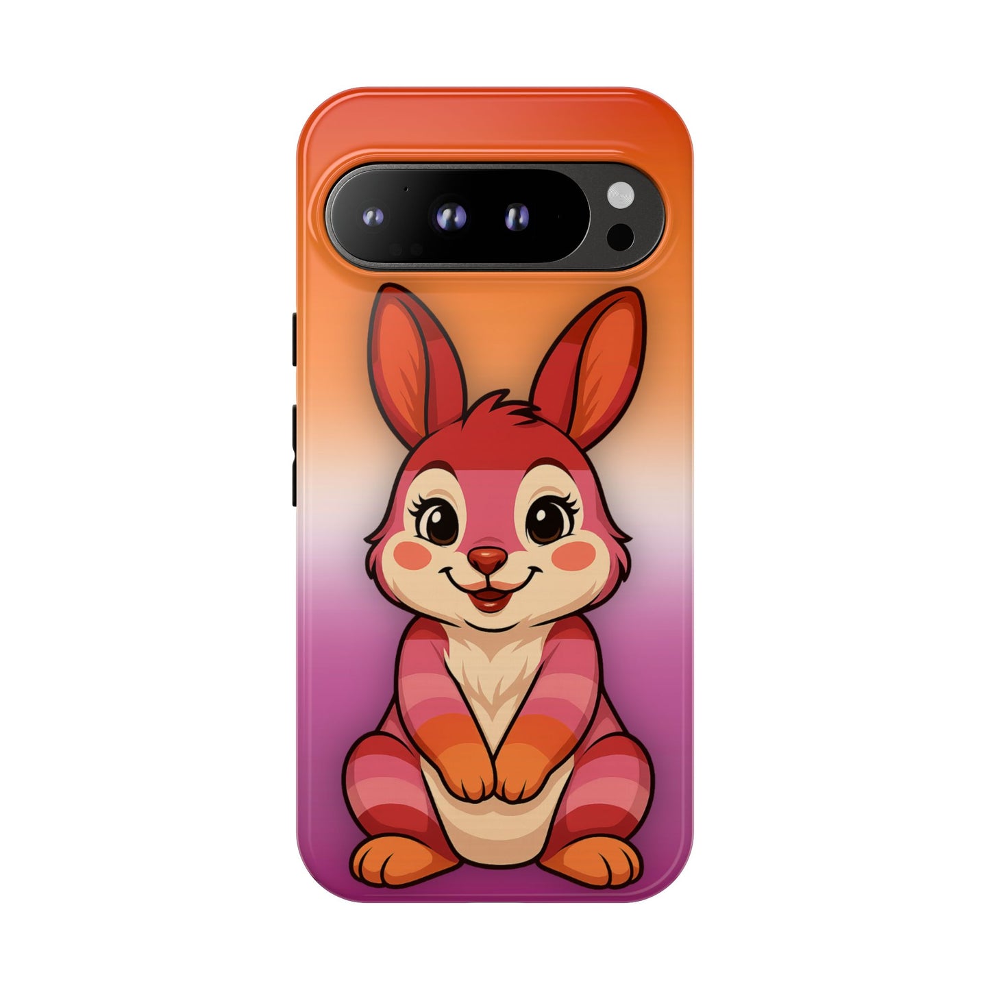 "hare to slay" – lesbian [femme] bunny android tough phone case