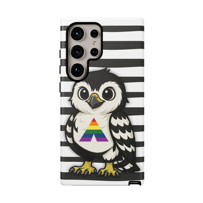 "Fly with Pride" – LGBTQIA+ Ally Pride Hawk Android Tough Phone Case