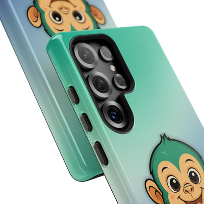"Monkey Love" – Gay [MLM] Pride Android Tough Phone Case