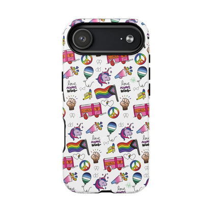 “Identity Mix” LGBTQIA+ Collage MagSafe® Tough iPhone Case
