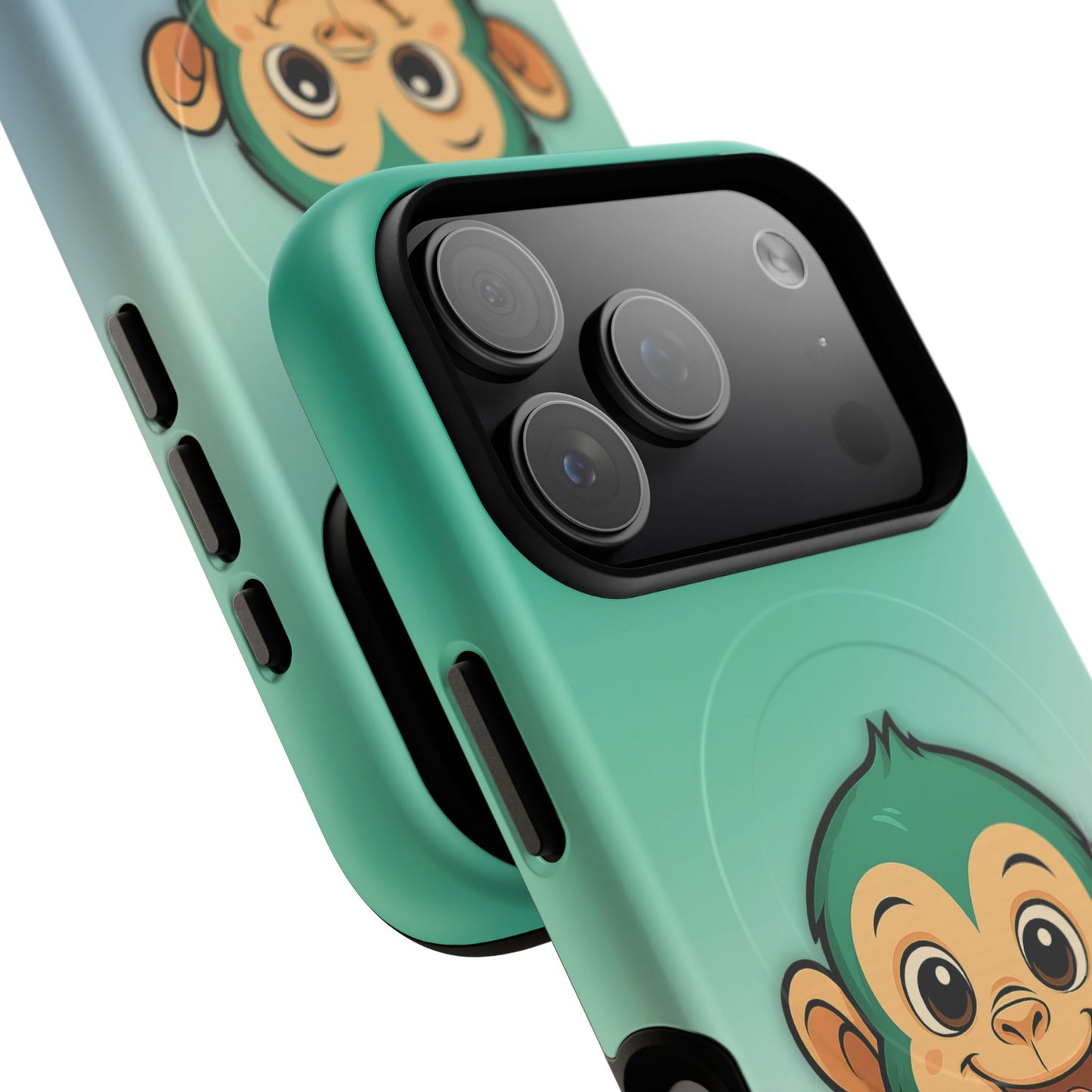 "monkey love" – gay [mlm] pride monkey magsafe® iphone tough case