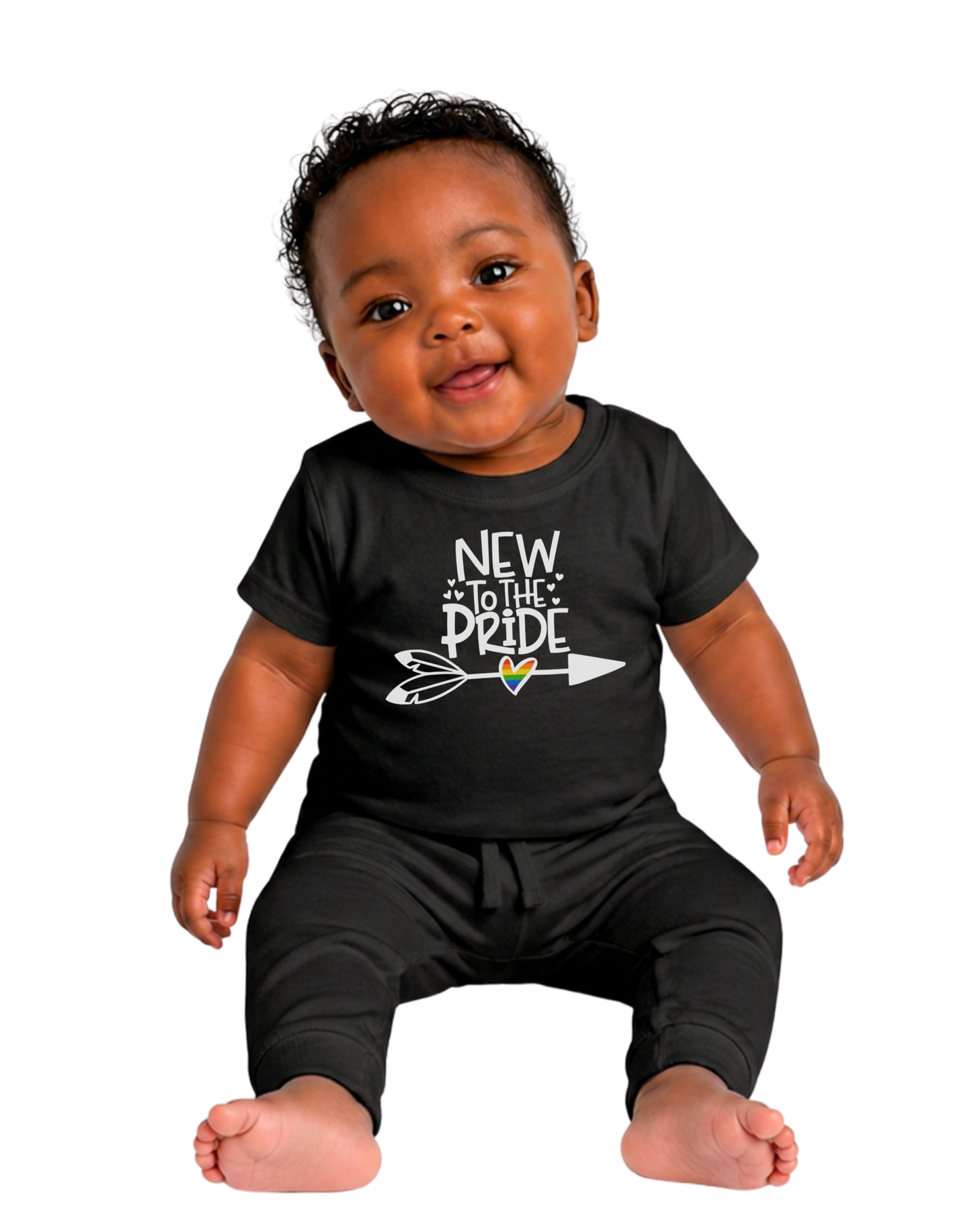 "new to the pride” baby jersey t-shirt