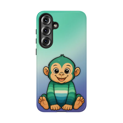 "Monkey Love" – Gay [MLM] Pride Android Tough Phone Case