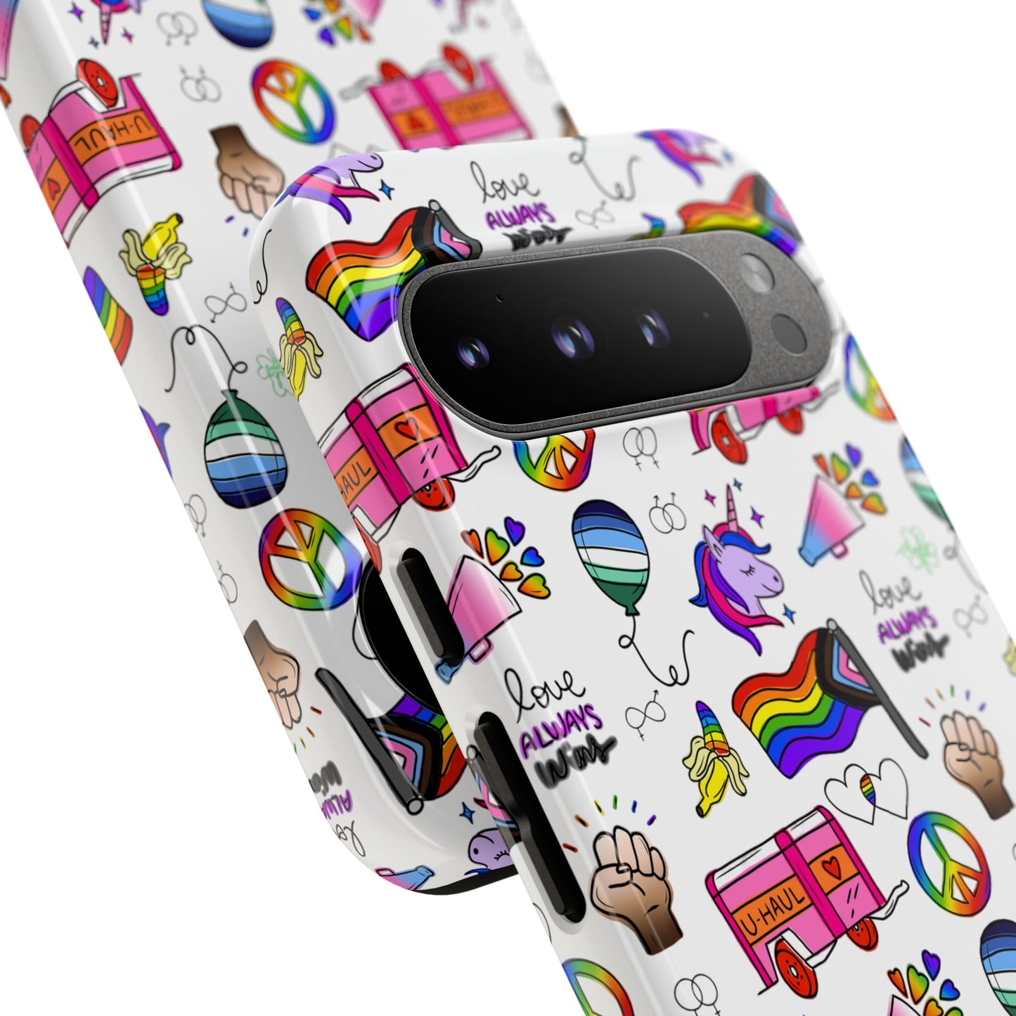 "identity mix" lgbtqia+ collage android tough phone case