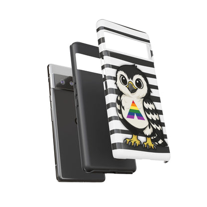 "Fly with Pride" – LGBTQIA+ Ally Pride Hawk Android Tough Phone Case