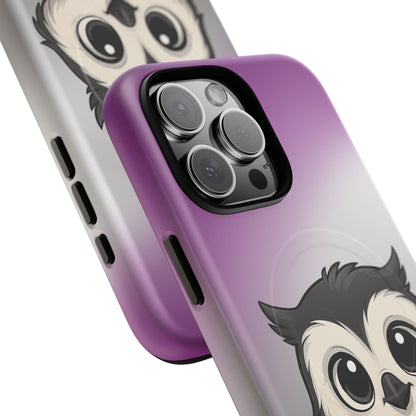 "Ace-Wise" – Asexual Pride Owl MagSafe® iPhone Tough Case