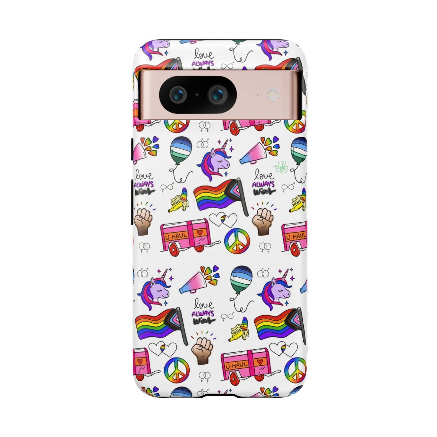 "identity mix" lgbtqia+ collage android tough phone case