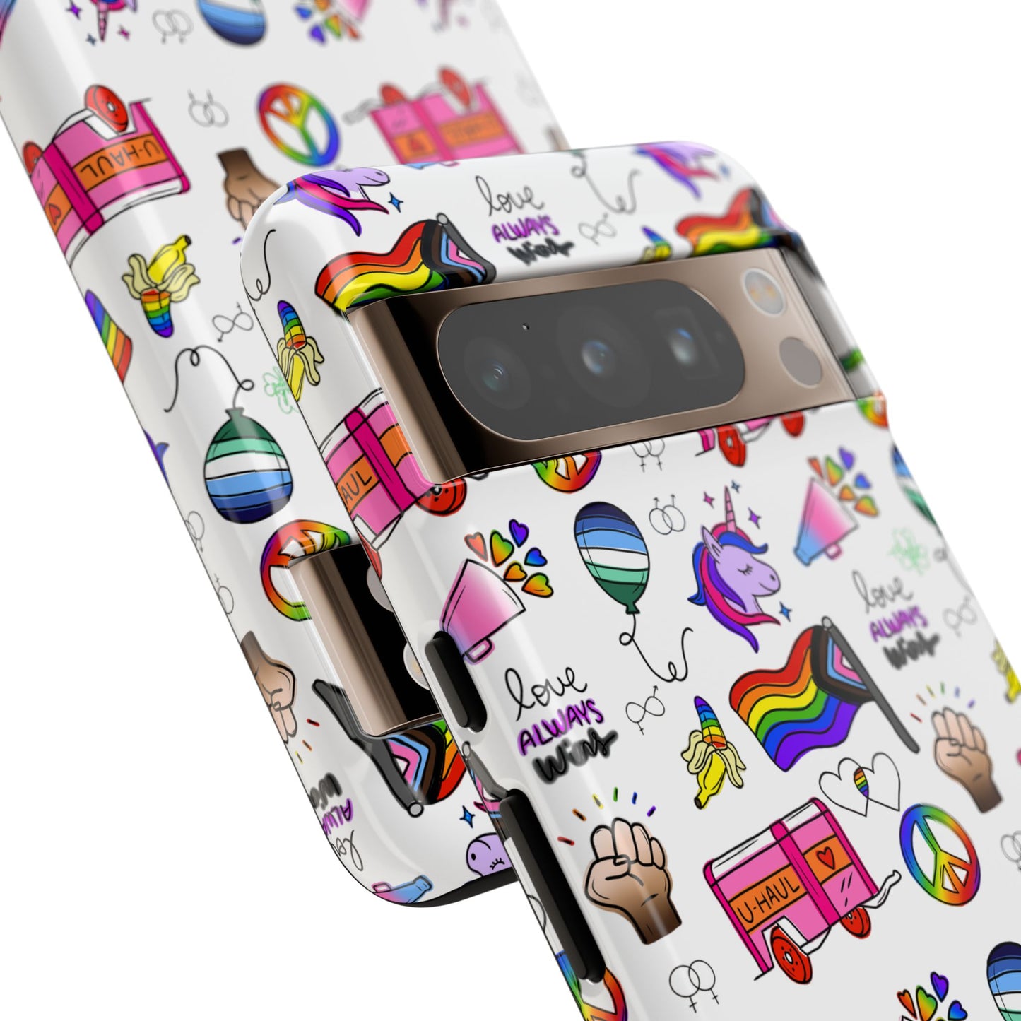 "identity mix" lgbtqia+ collage android tough phone case
