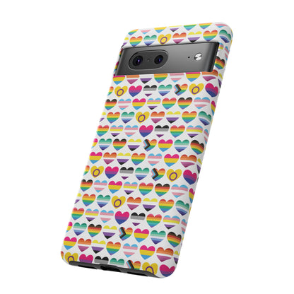 “Heart of Diversity" – Bright Edition – Android Tough Phone Case