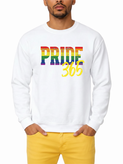 365Pride Unisex Sweatshirt – Traditional Rainbow Edition – 365Pride Collection