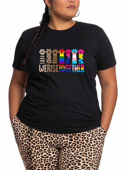 We Rise Together Unisex T-Shirt – Human Pride Collection