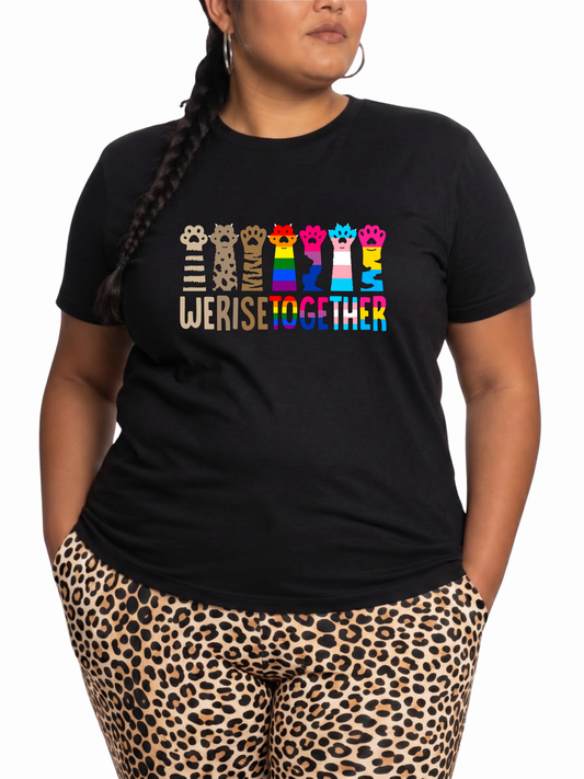We Rise Together Unisex T-Shirt – Human Pride Collection