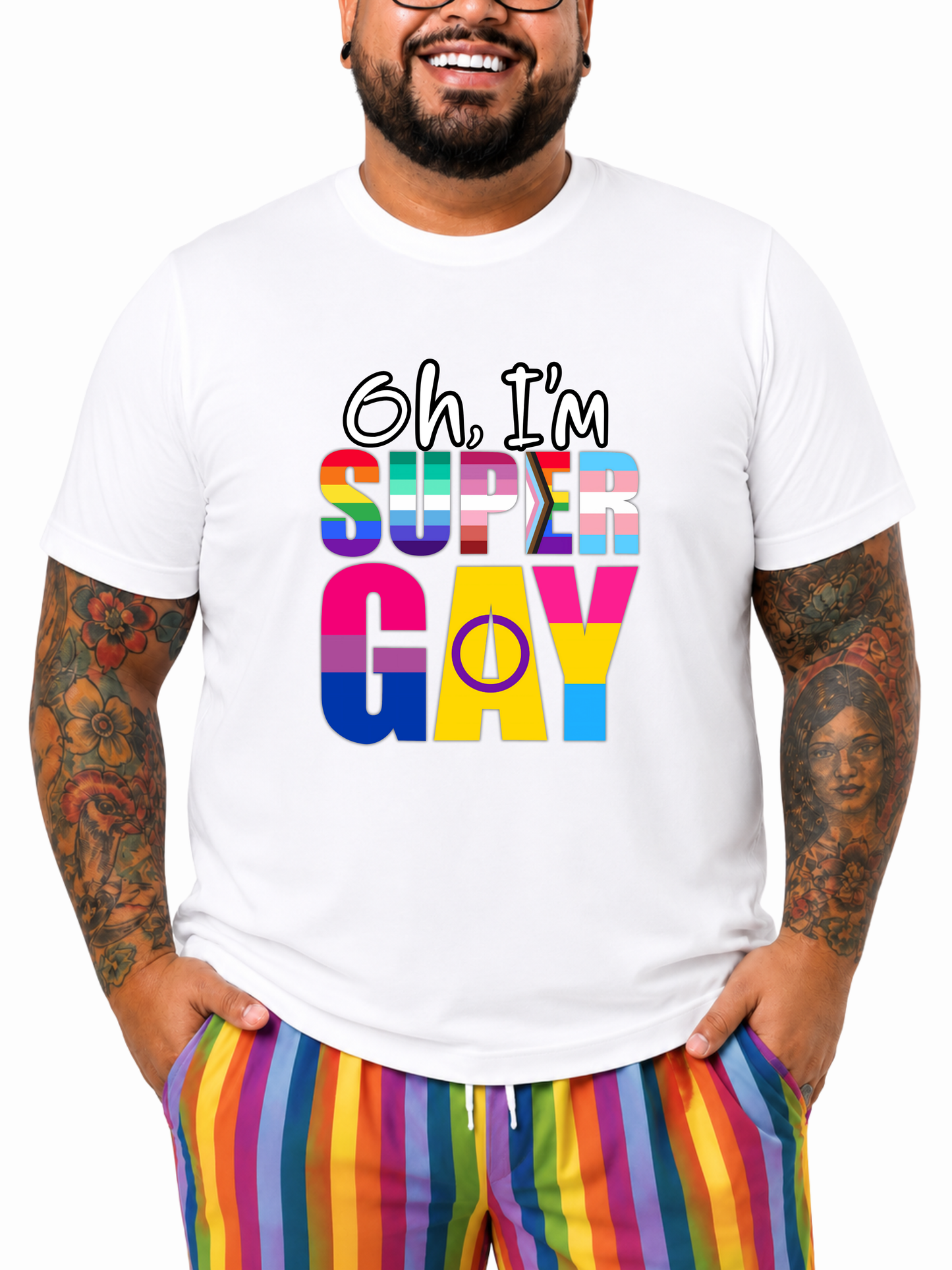 super gay unisex t-shirt – human pride collection