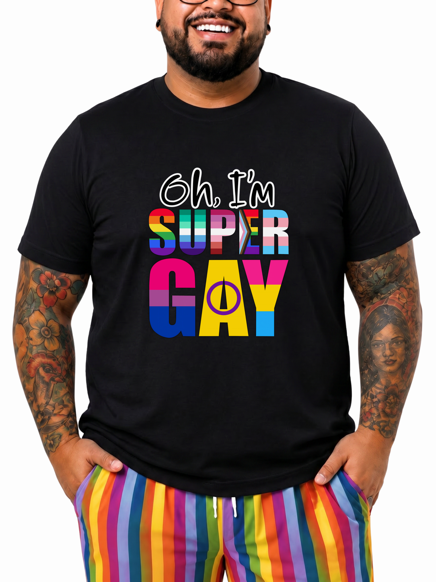 super gay unisex t-shirt – human pride collection