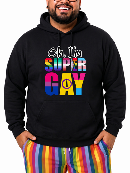 Super Gay Unisex Hoodie – Human Pride Collection