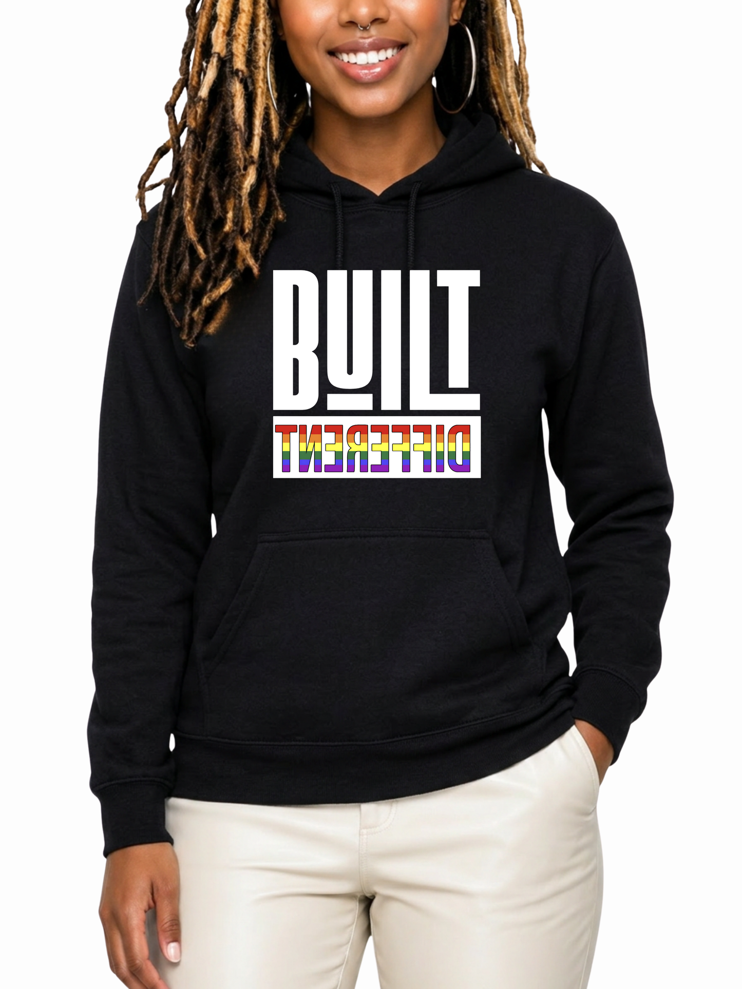 built different unisex hoodie – human pride collection