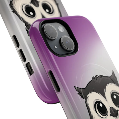 "Ace-Wise" – Asexual Pride Owl MagSafe® iPhone Tough Case