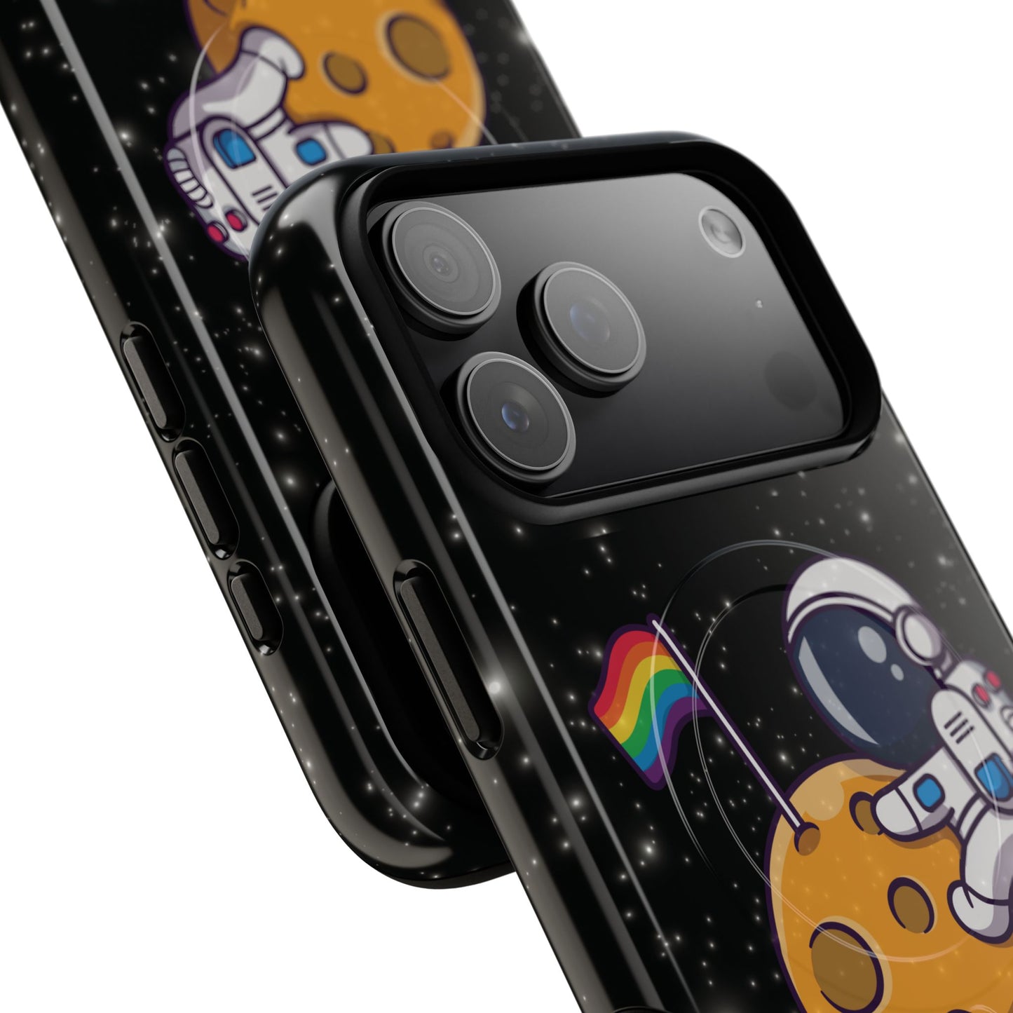 "cosmic queer" lgbtqia+ astronaut magsafe® iphone tough case