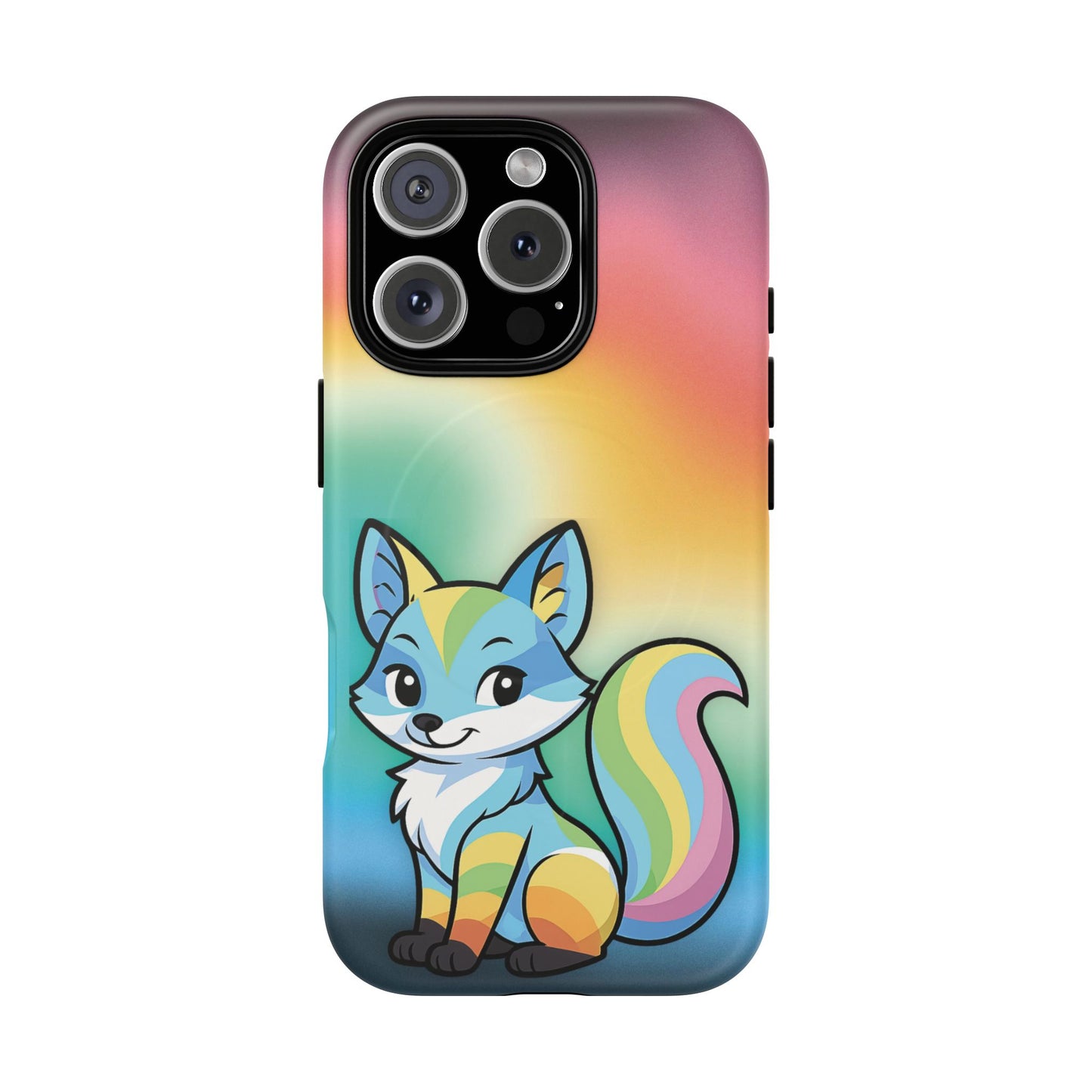 "queer as a fox" – queer pride fox magsafe® iphone case