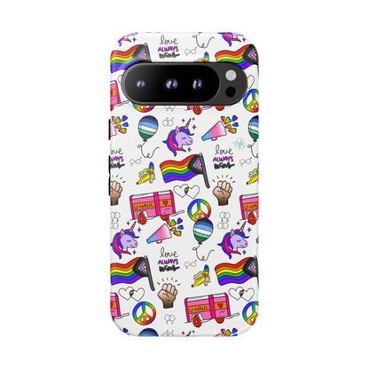 "Identity Mix" LGBTQIA+ Collage Android Tough Phone Case