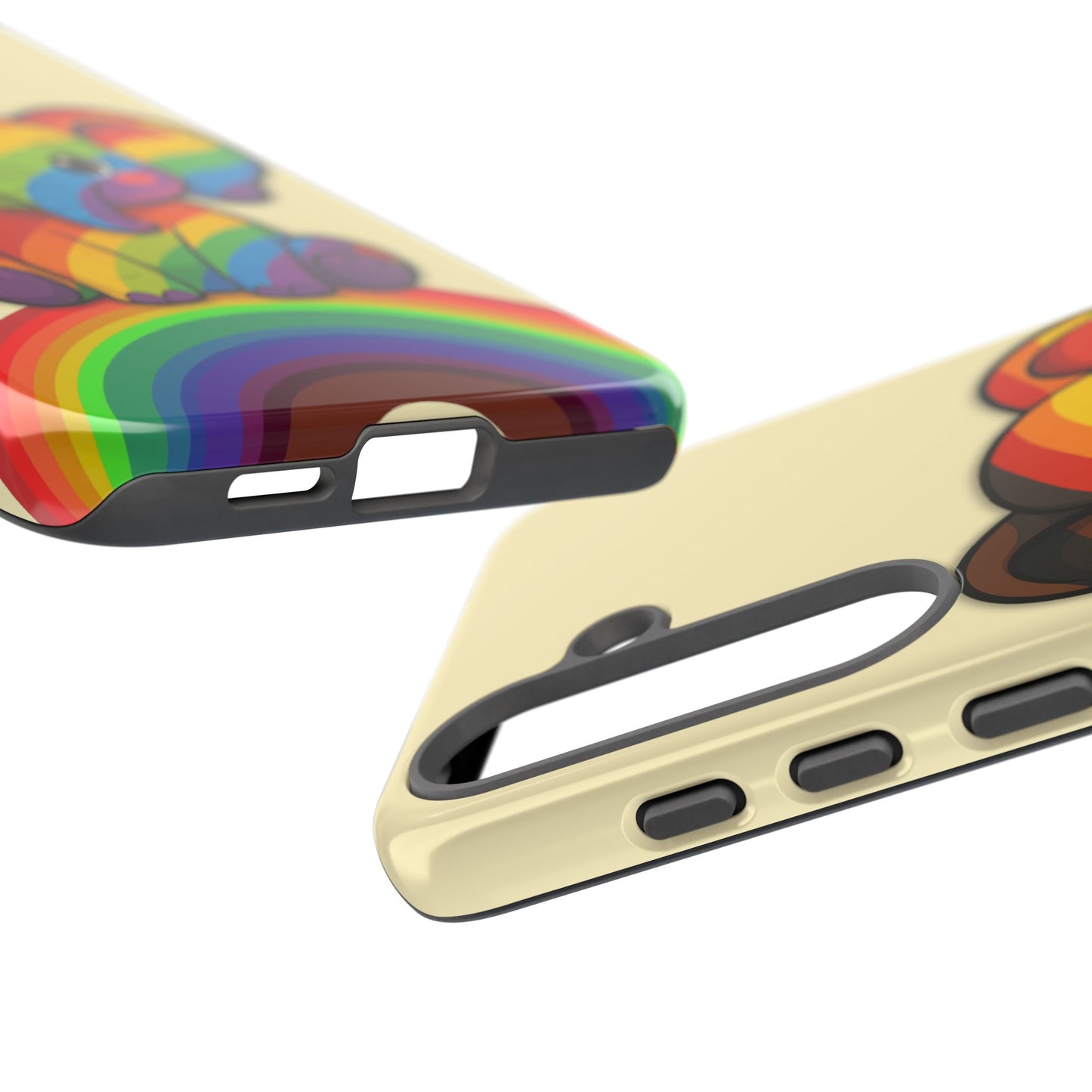 "jumbo joy" – philadelphia pride elephant android tough phone case