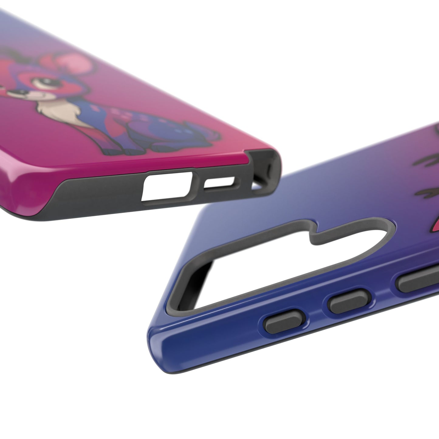 “bi-design” – bisexual pride doe android tough phone case