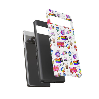 "Identity Mix" LGBTQIA+ Collage Android Tough Phone Case