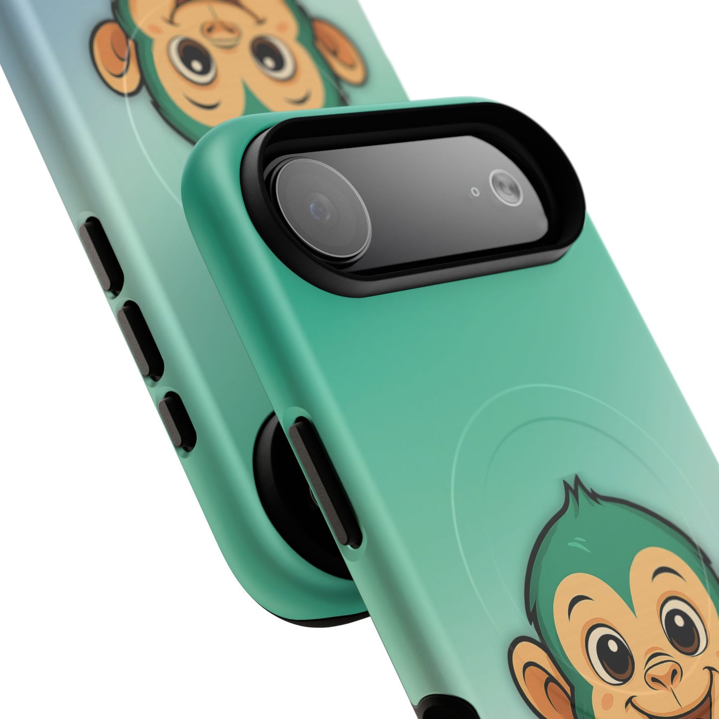 "monkey love" – gay [mlm] pride monkey magsafe® iphone tough case